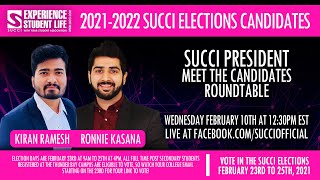 MEET THE CANDIDATES ROUNDTABLE | SUCCI PRESIDENT