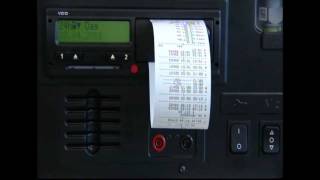 Code 95 - Digitale Tachograaf Training - Printout