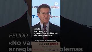 Feijóo avisa a Sánchez que no le va «a arreglar los problemas del desgobierno» #eldebate #españa