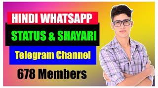 😍 Hindi Whatsapp Status Telegram Channel |🤩 Telegram Group Whatsapp Status Videos |😎🤩 Group Link