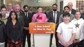 School capital announcement