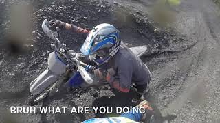 Trevorton coal hills ~two stroke shredding massive coal hills.