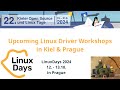 Upcoming Linux Driver Workshops in Kiel and Prague