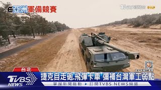 台捷軍火合作有搞頭? 捷克軍工+台灣電子技術 專家:截長補短｜十點不一樣20230330@TVBSNEWS01