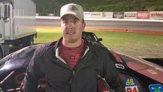 Kingsport Speedway driver Kevin Canter discusses his 75th career win