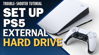 How to Set up PS5 External Hard Drive