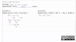 7.4b : Multi - Step Formulas