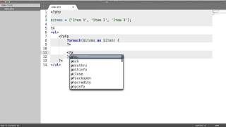 Raw PHP Templating