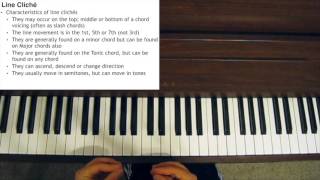 Jazz Piano Tutorial - Line Cliches