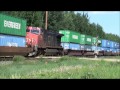 CN 103 (Intermodal) W/ 2 DPU's  @ MP 35.35 Edson Sub. 28JUN12 ES44DC 2255 Leading
