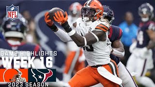 Cleveland Browns vs. Houston Texans | 2023 Week 16 Game Highlights