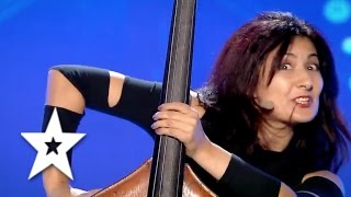 Ioana Frentescu and her Double Bass | Auditions Week 7 | Românii au talent