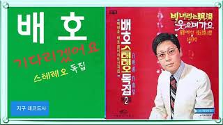 배호 - 기다리겠어요 (1970)       (歌詞 동시 시청)