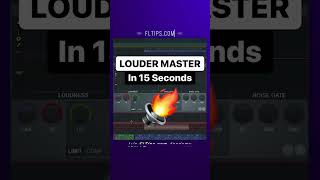 Louder Master In Seconds | FL Studio Tutorial #shorts
