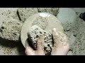 asmr gritty sand chunks crumbling in bowl dirty dusty satisfying video ❤️