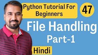 File Handling in Python Part-1 Explained in Hindi l Python Tutorial For Beginners