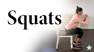 Squat Exercise - Physical Therapy Exercise