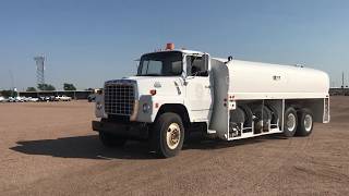 BigIron Online Auction, 1985 Ford 8000 Re-Fueling Truck, Sells August 15, 2018