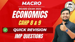 Chap 8 &  9 Pub finance & Money market Cap market || Quick Revision |MP Questions || Macro Economics