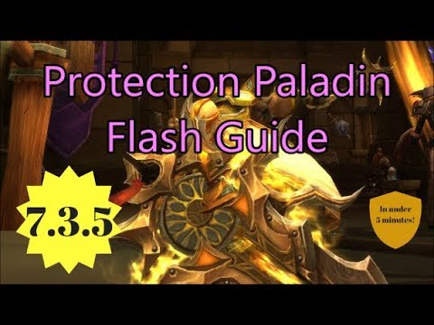 Protection Paladin Flash Guide For 7.3.5 - YouTube