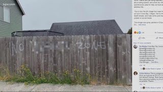 Racist graffiti in Coos Bay