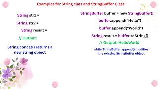 Comparison of String.concat(), StringBuffer.append(), and StringBuilder.append() || Selenium Java