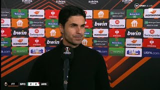 Mikel Arteta takes the positives from Arsenal's 2-2 draw with Sporting | UEFA Europa League reaction