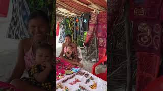 KUNA INDIAN TRIBE, SAN BLAS ISLANDS, PANAMA #shorts #panama