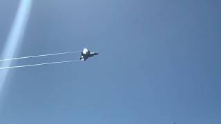 F35 (almost) supersonic pass