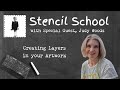 Creating Layers with Judy Woods - A Stencil School Video