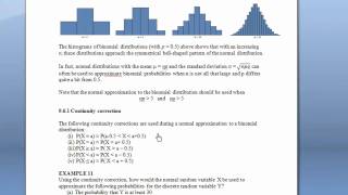 Normal Distribution Approximates Binomial Distribution Example 1