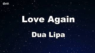 Karaoke♬ Love Again - Dua Lipa 【No Guide Melody】 Instrumental