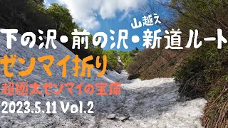 Vol.2星家ゼンマイ折り〜下の沢、前の沢、新道ルート〜