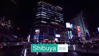 【Shibuya】夜の渋谷 徘徊 November 2020 道玄坂 セルリアンタワー通り 東急プラザ Tokyo散歩【4K】