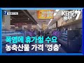 폭염에 휴가철 수요…농축산물 가격 ‘껑충’ / KBS  2023.08.01.