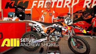 Alli Motocross Videos - Setup: Andrew Short Bike Check