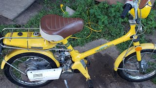 How To Replace Front Brakes Honda Express NC50 Moped