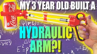 ROBOT ARM CRAFT KIT! My Daughter & I Built a Hydraulic Soda Grabber Unboxing Review Parenting Life
