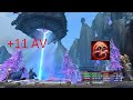 +11 Azure Vault Tyrannical | Blood DK M+ | WoW 10.2.7 Dragonflight Season 4