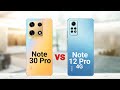 Infinix Note 30 Pro vs Redmi Note 12 Pro 4G