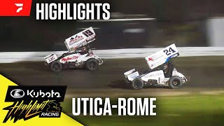 Kubota High Limit Racing at Utica-Rome Speedway 5/17/24 | Highlights