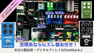 BOSS ES-8制御の大型ボード！4台の歪み＆tcエレの空間系に注目を♪【エビーロードの海老名からエフェボーチャンネル】 Vol.1518