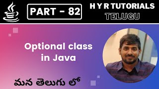 P82 - Optional in Java | Core Java | Java Programming |