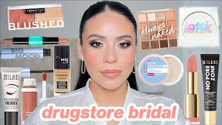 Drugstore Bridal Makeup 👰🏻‍♀️💍