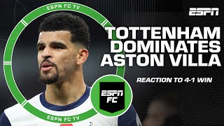 Tottenham DOMINATES Aston Villa + Liverpool 1st in Premier League 😤 | ESPN FC