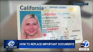 Replacing Important Documents After LA County Wildfires