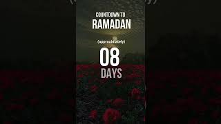 Almost 8 days left until we reach RAMZAN.. insha allah... #ameen #thankyouallah #ramzanmubarak