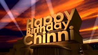 Happy Birthday Chinni