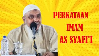 TANGGAPAN TENTANG QAUL IMAM SYAFI'I | USTADZ ABD HAKIM BIN AMIR ABDAT حفظه الله