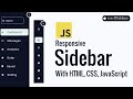Sidebar Menu Html CSS JavaScript - Dashboard Menu